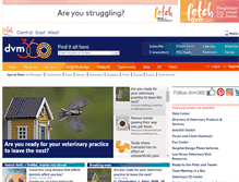 Tablet Screenshot of dvm360.com